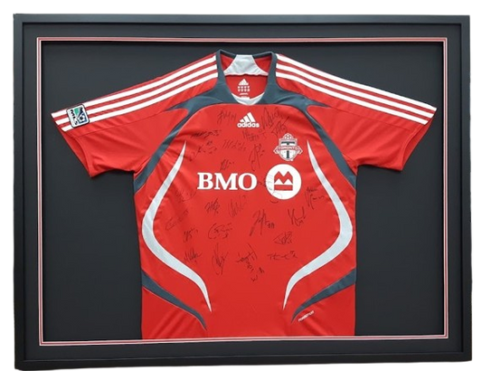 Toronto FC Autographed Jersey – Custom Shadowbox Frame